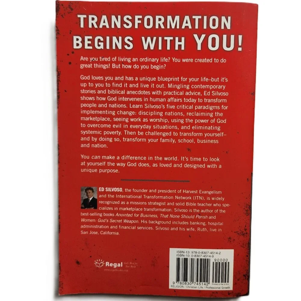 Transformation Change the Marketplace and You Change the World - Ed Silvoso NEW